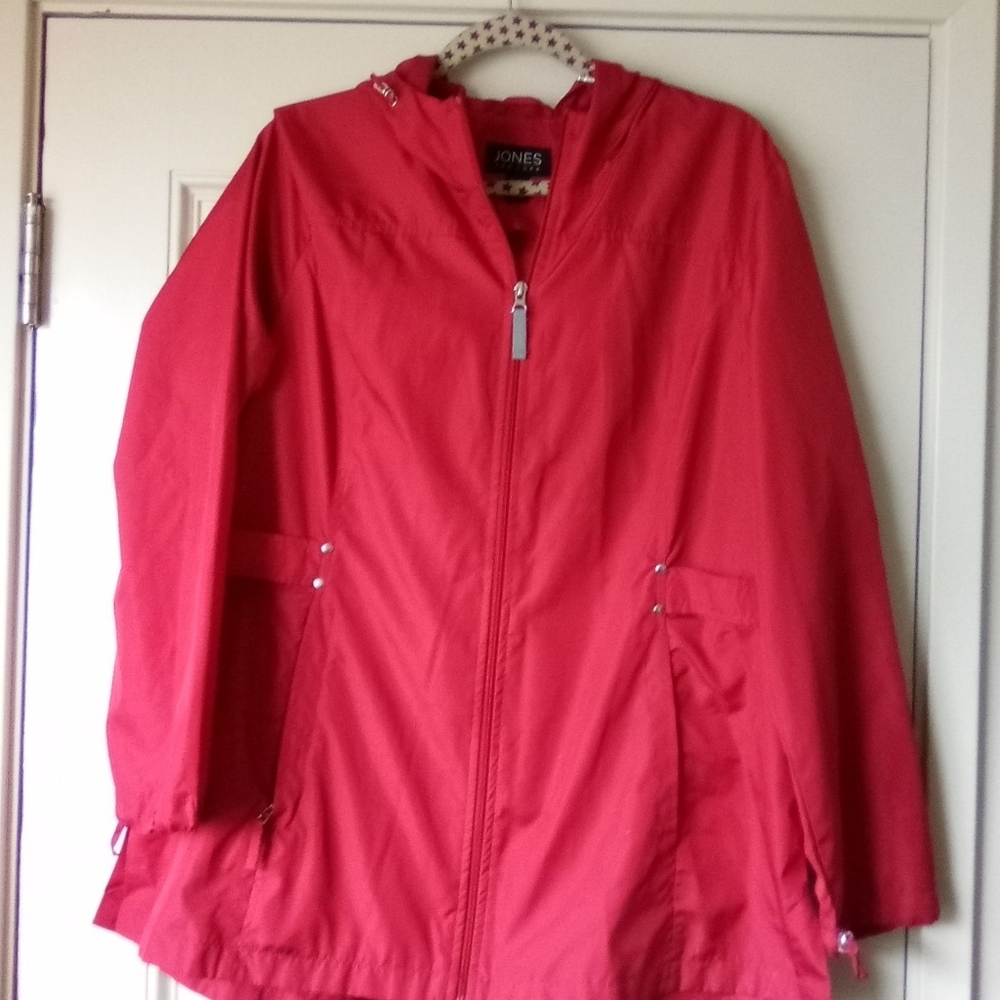 NEW JNY Jones New York Women’s Windbreaker Jacket Sz XL